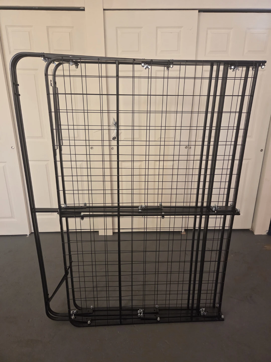 Black Metal Folding Bed Frame - photo 2