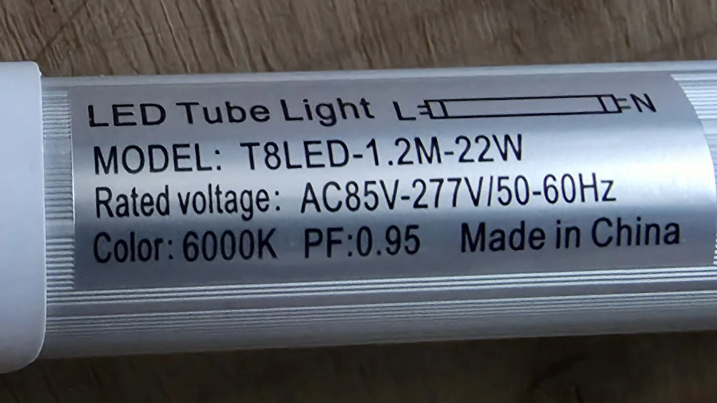 LED Tube Light T8 1.2M 22W 6000K Cool White - photo 5