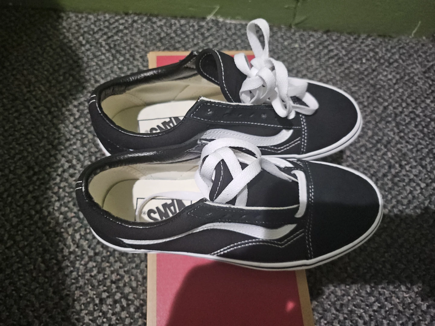 Vans Old Skool Black White Canvas Shoes - photo 5