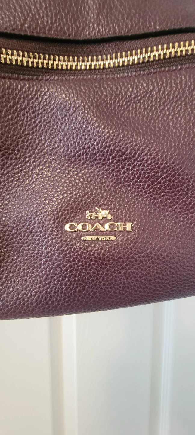 COACH Charlie Pebble Leather Backpack F38288 (Saddle) - photo 3