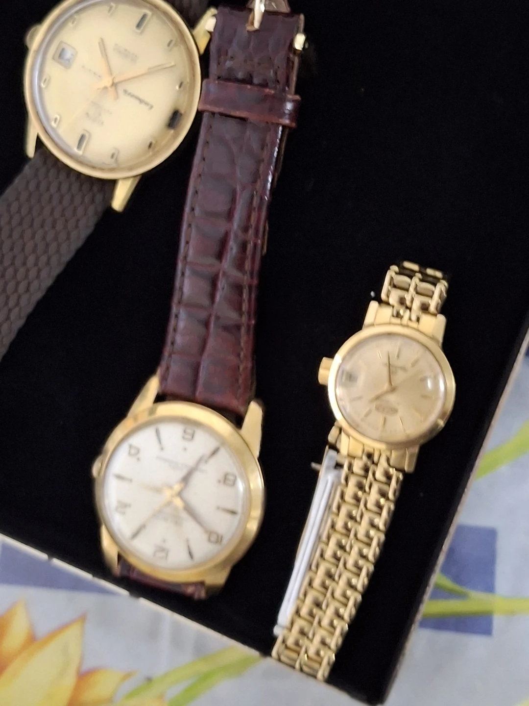 Vintage Gold Tone Watches - 3 Piece Set