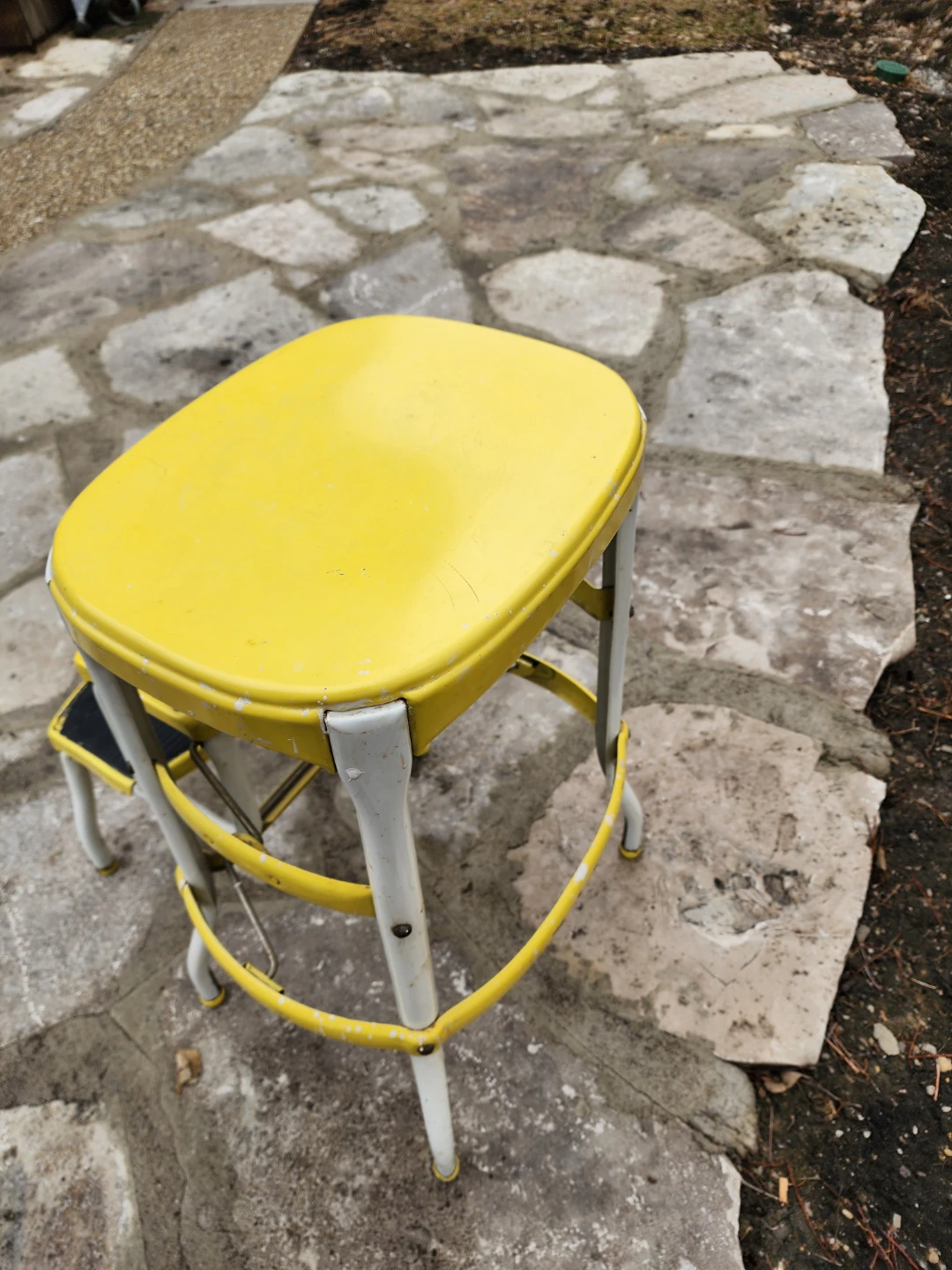 ​Retro 1950s Cosco 2-Step Folding Stool - MCM Decor - photo 4