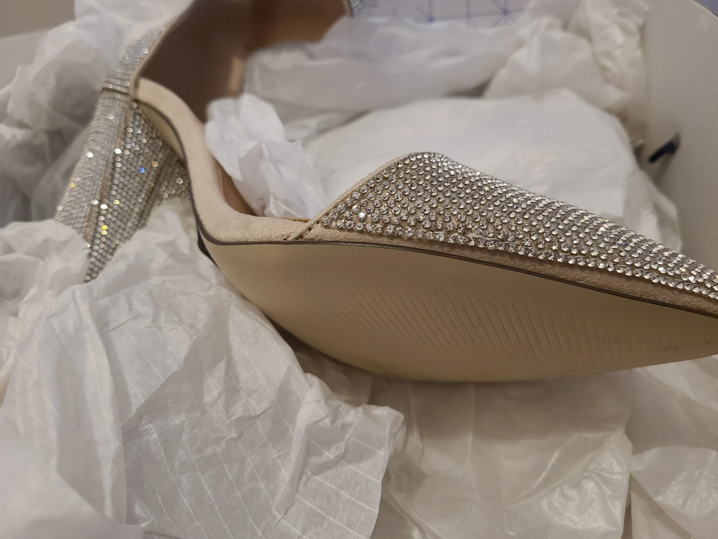 BERINNA Crystal Heels - Size 7.5 - photo 2
