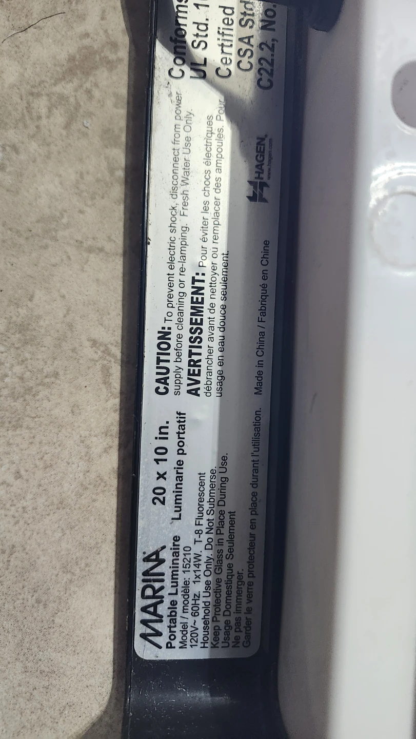 Marina 20 x 10 inch Portable Fluorescent Luminaire