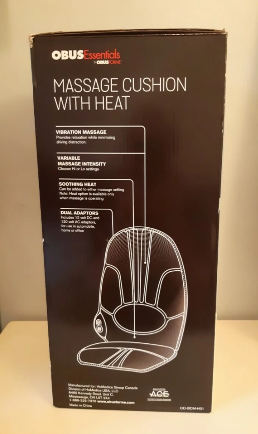 Obusforme Massage Cushion with Heat - photo 2