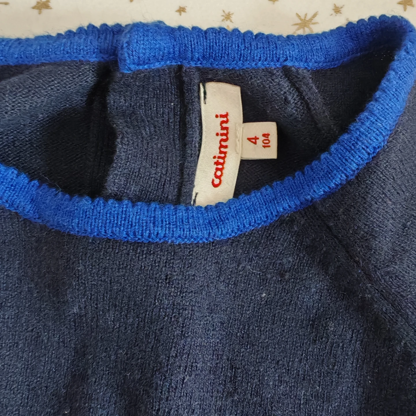Catimini Blue Dinosaur & Fox Knit Dress Size 4 (104) - photo 5