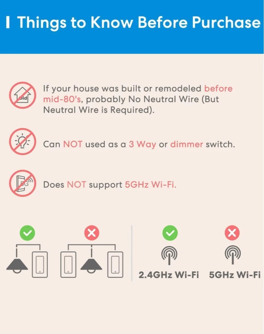 Meross Smart Wi-Fi Dimmer Switch MS560 (2 Pack) - photo 4