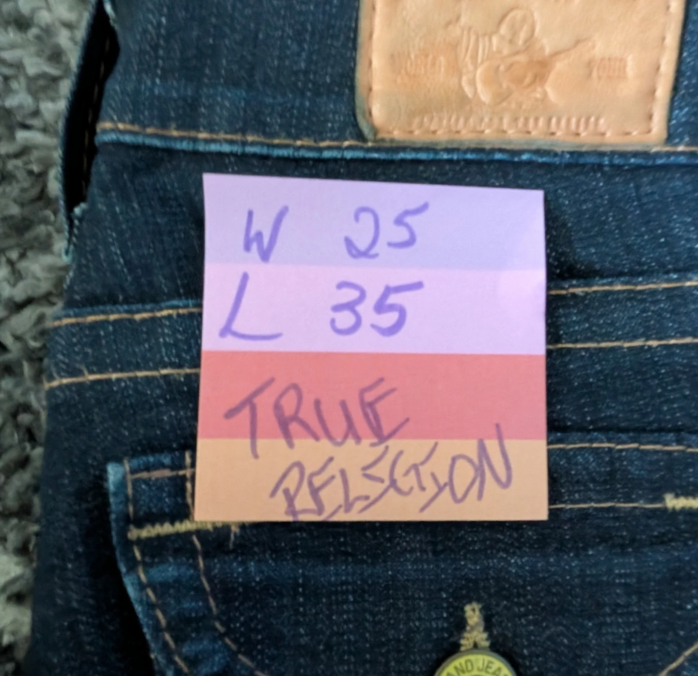 True Religion Jeans W 25 L 35