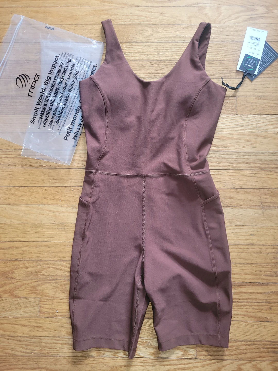 BNWT - MPG Workout Onesie - Cappuccino - XS - photo 2