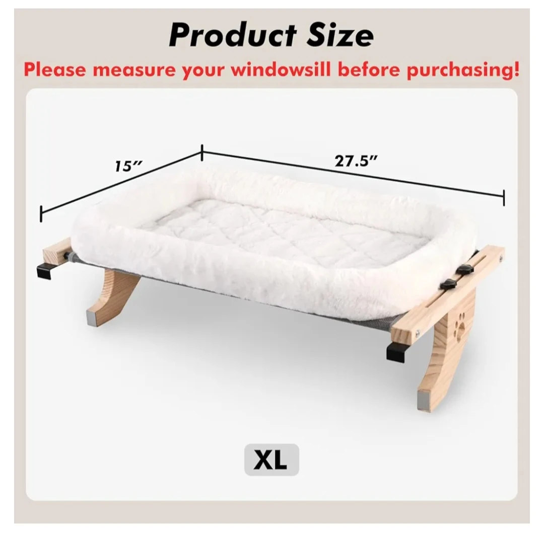 AMOSIJOY Cat Windowsill Cushion Bed - photo 5