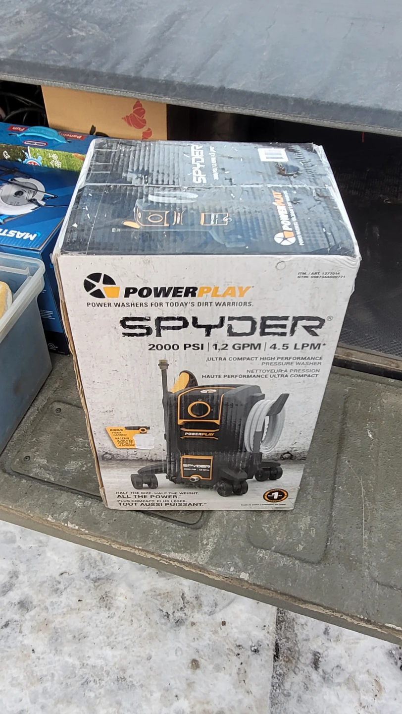 Powerplay SPYDER 2000 PSI Pressure Washer