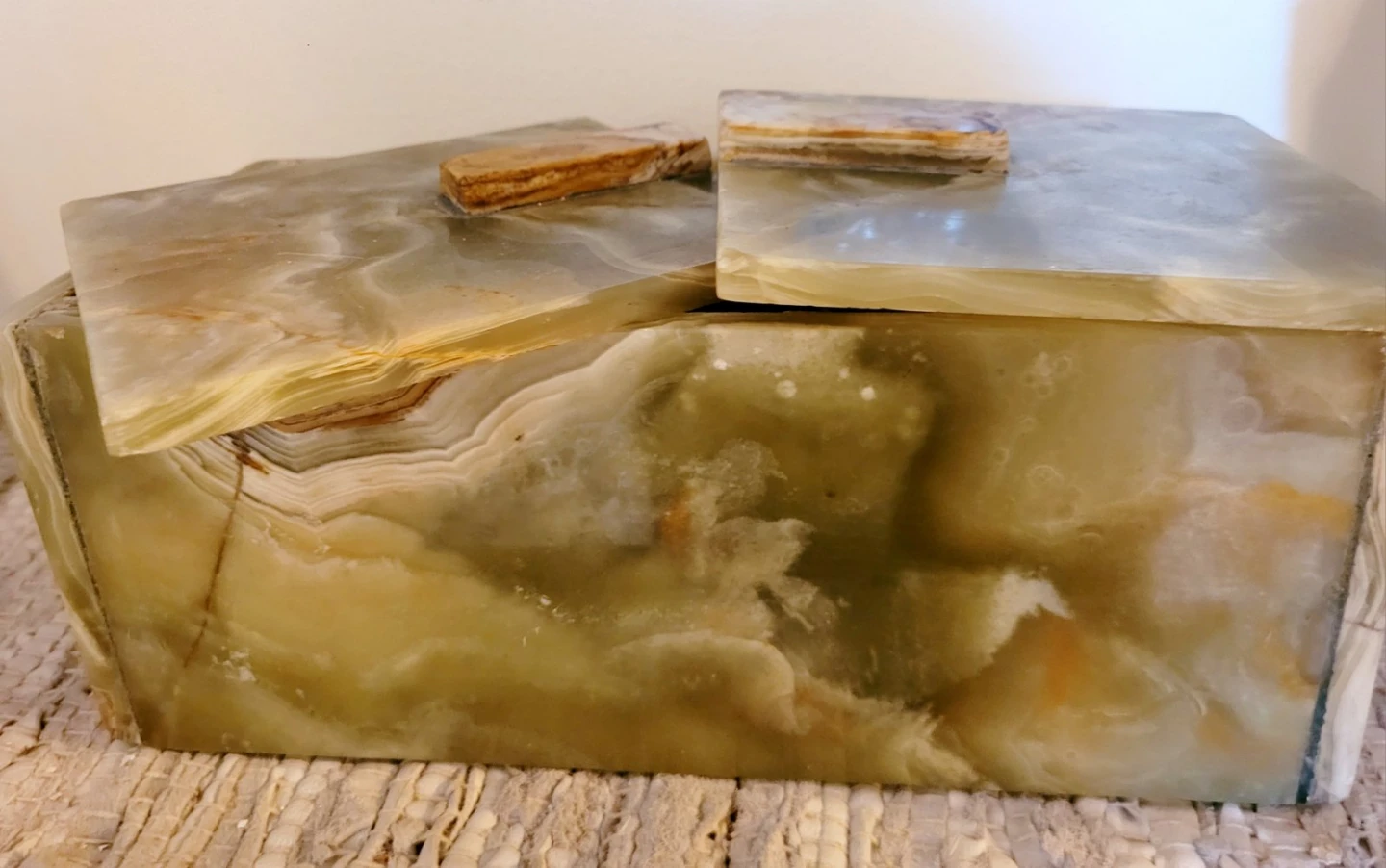 Natural Onyx Stone Decorative Box - photo 2