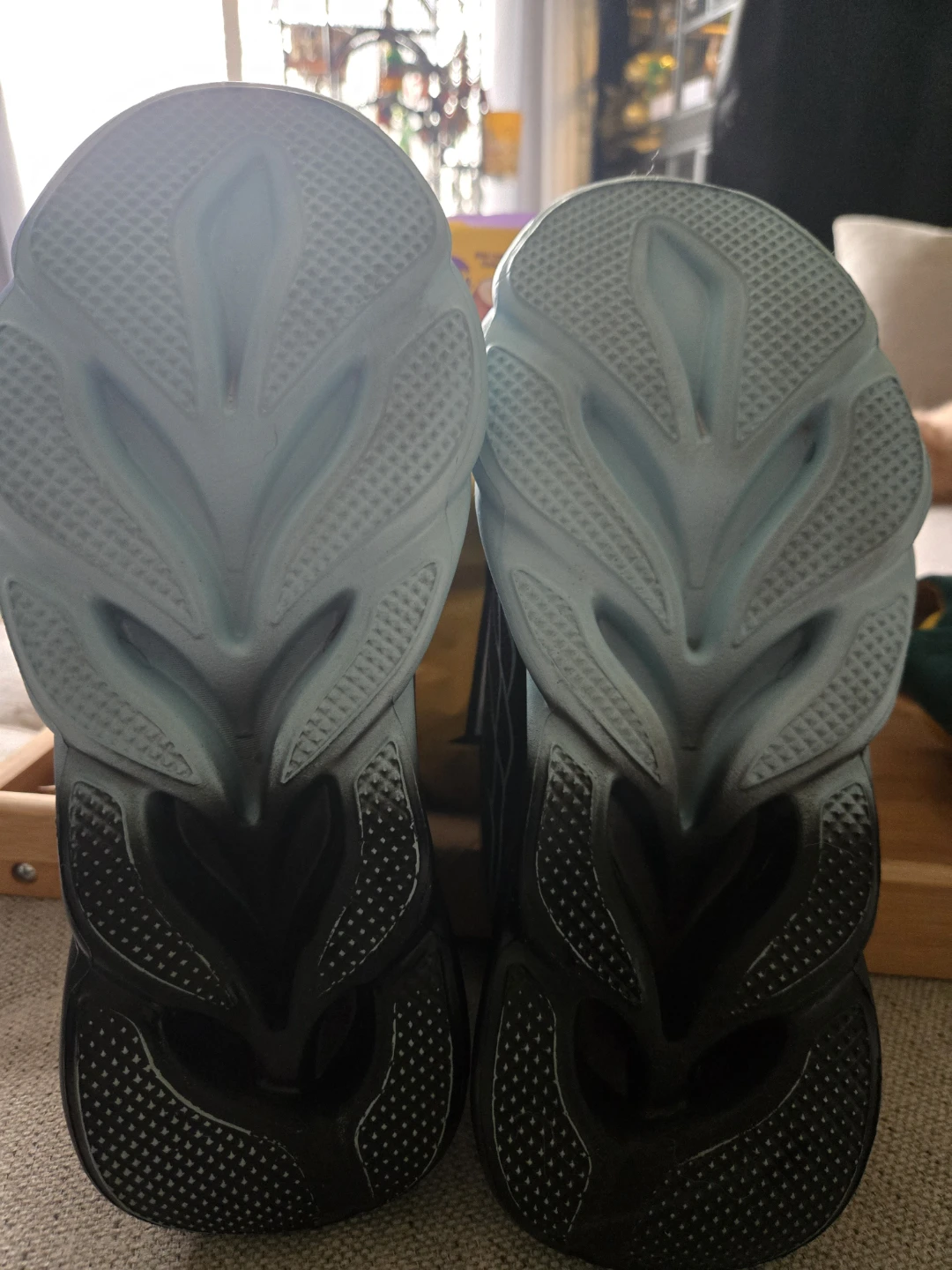 Black and light blue fashion sneakers - photo 5