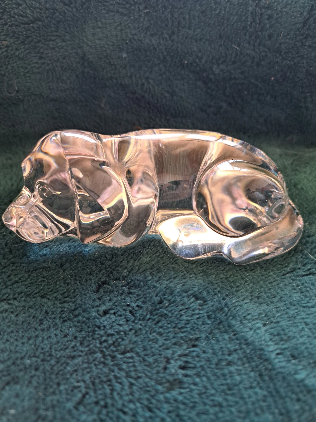 Set of 4 clear glass animal figurines🥕 - photo 3