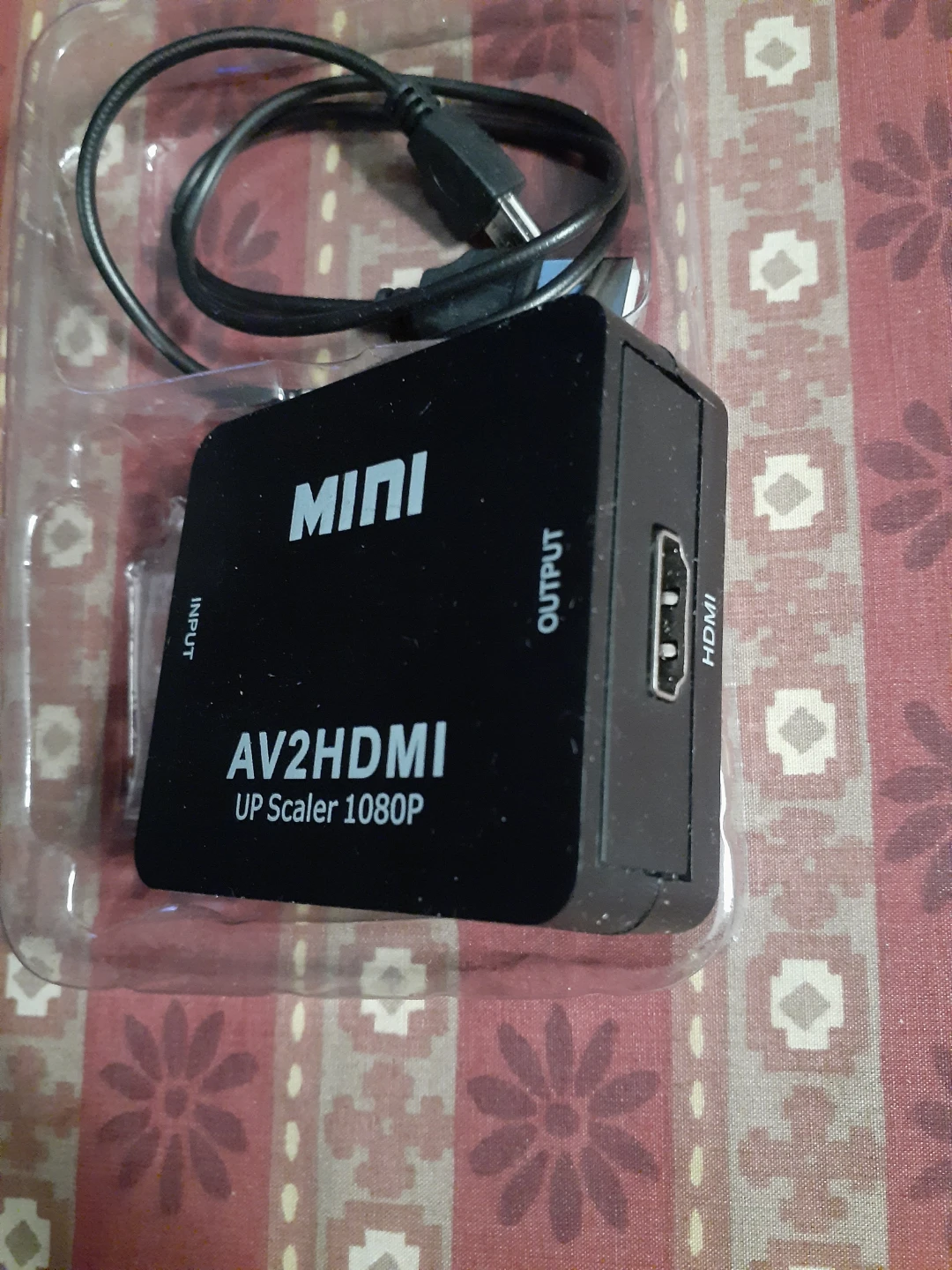 Mini AV2HDMI Up Scaler 1080p Video Converter - photo 2