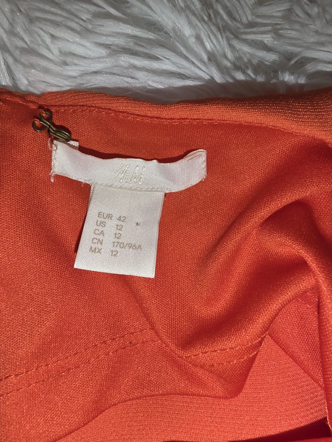 H&M Orange Spaghetti Strap Dress - Size 12