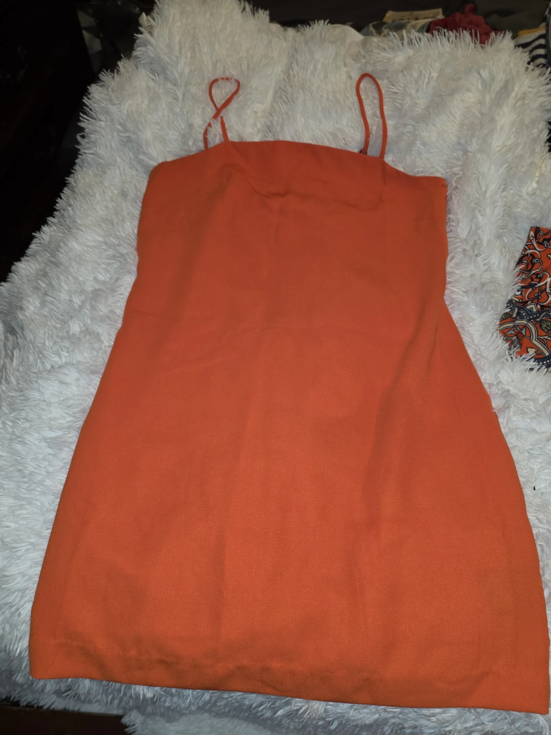 H&M Orange Spaghetti Strap Dress - Size 12 - photo 3