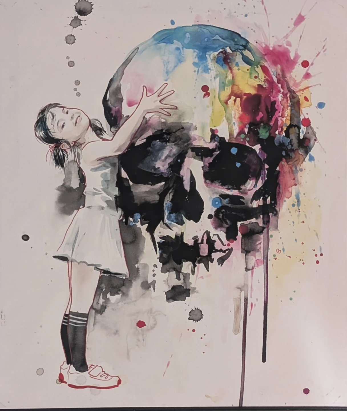 Lora Zombie canvas print X2 🧡