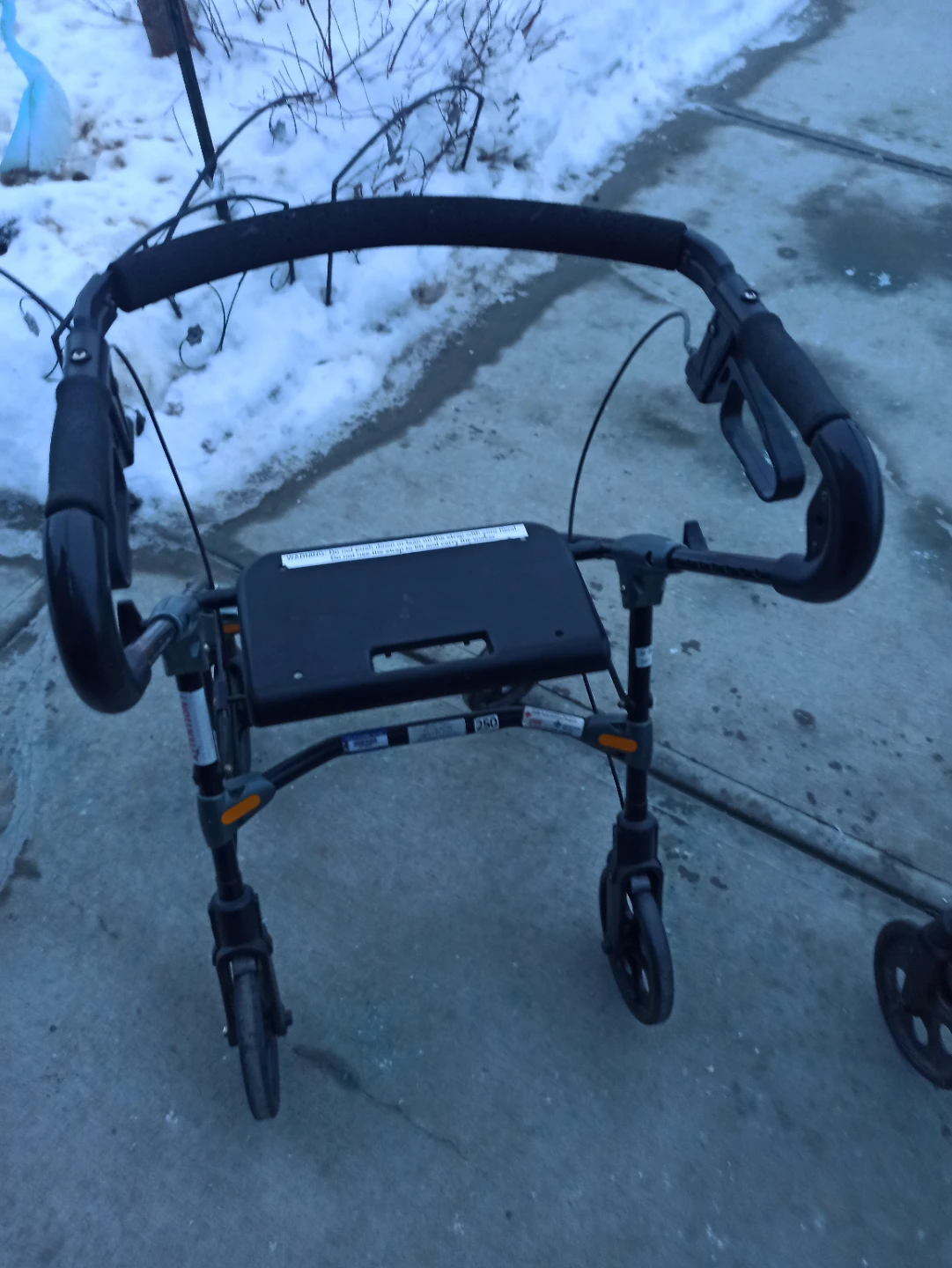 Green Rollator Walker with Seat