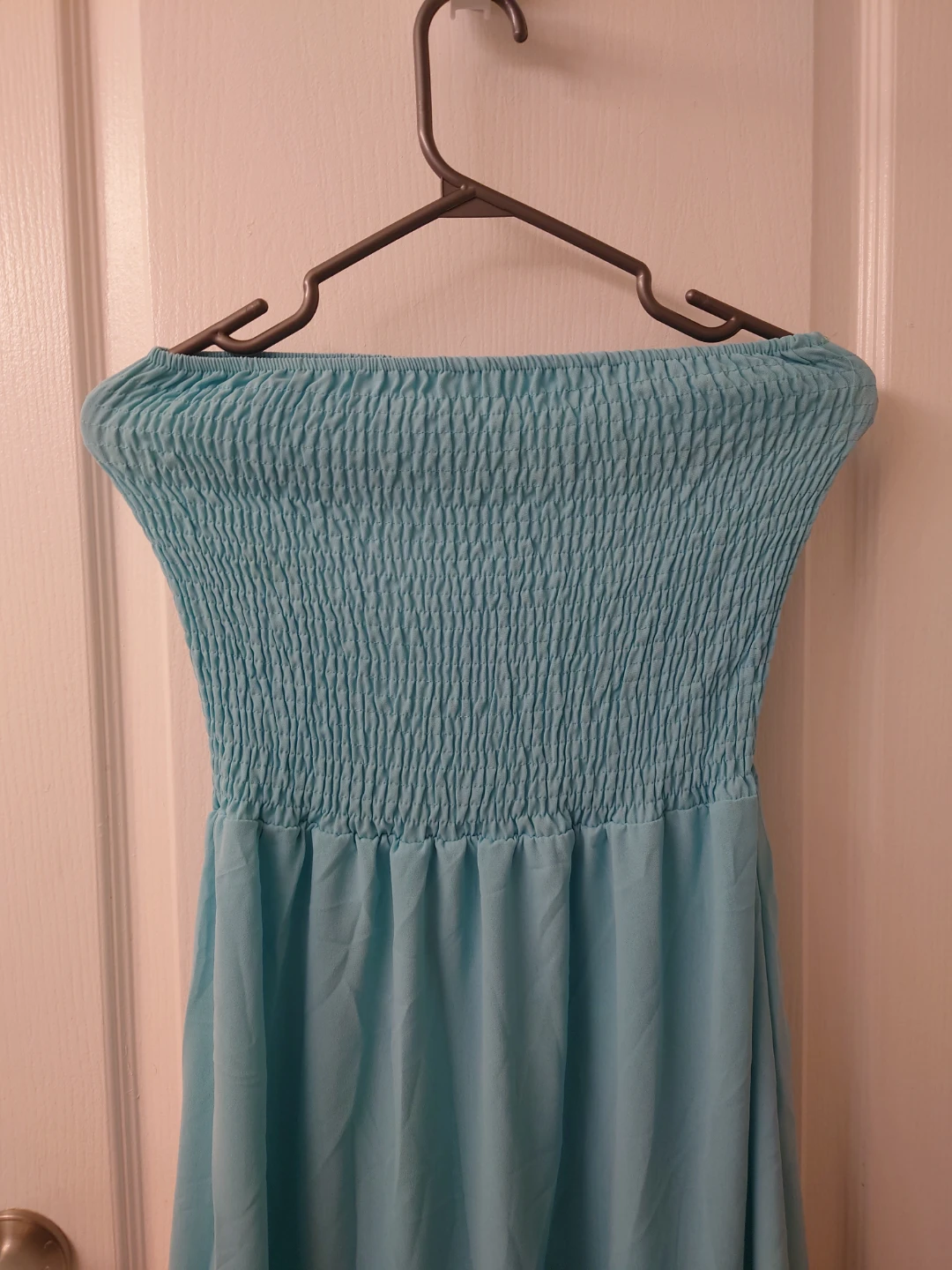 Strapless Maxi Dress - Turquoise - photo 3