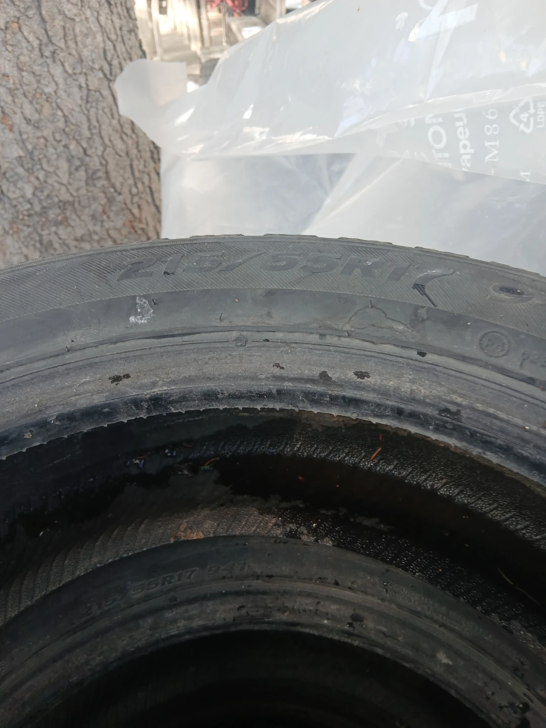 4  winter tires size is 215/55R17 - photo 3