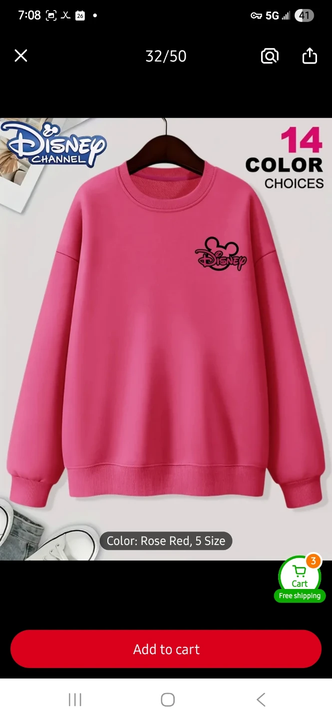 NEW Disney Minnie Mouse Graphic Sweatshirt 🐭 - photo 4