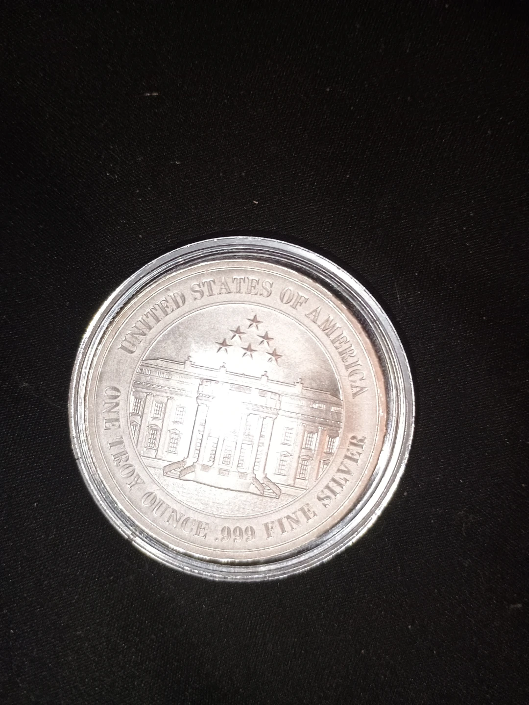 One Troy Ounce .999 Fine Silver Coin( DONALD TRUMP) - photo 2