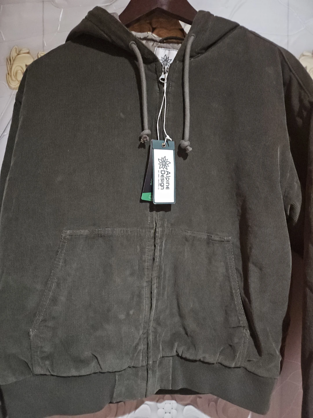 Alpine Design Corduroy Hooded Jacket