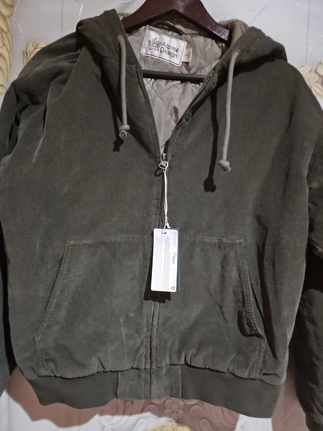 Alpine Design Corduroy Hooded Jacket - photo 4