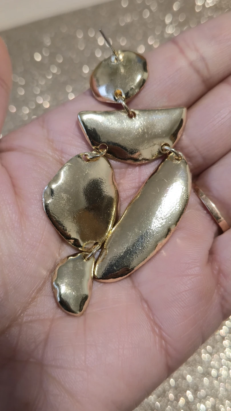 Geometric Dangle Earrings - photo 5