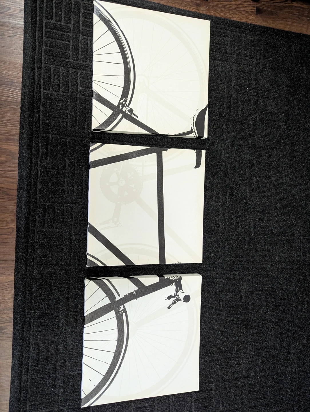 Set of 3 Canvas Wall Art Canvas prints- Bicycle Theme - photo 2