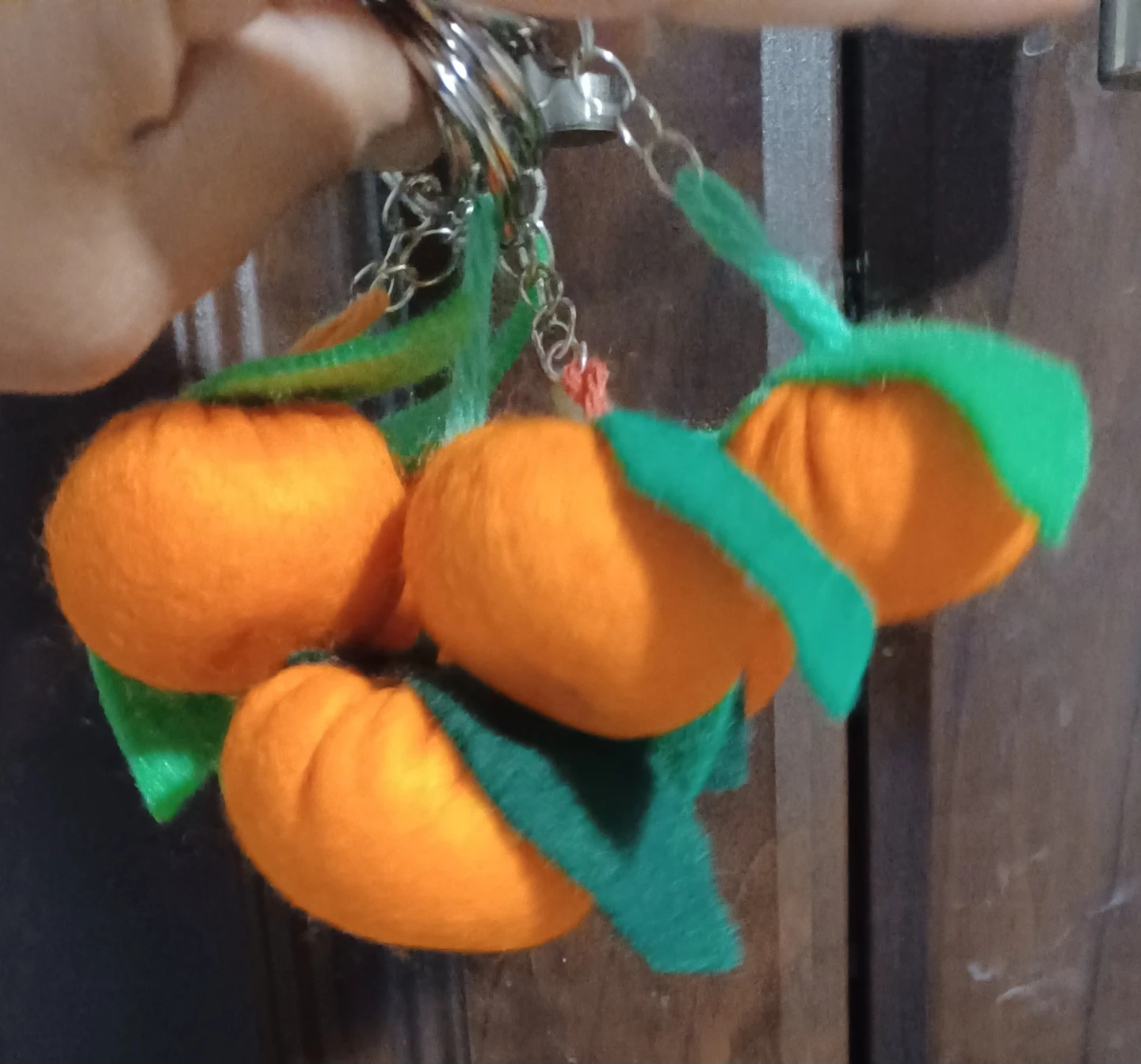 Felt Orange  Keychain - photo 2