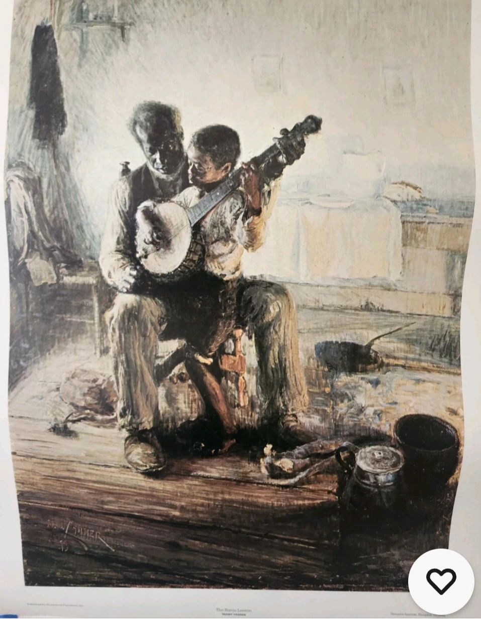 The Banjo Lesson by Henry Ossawa Tanner Print