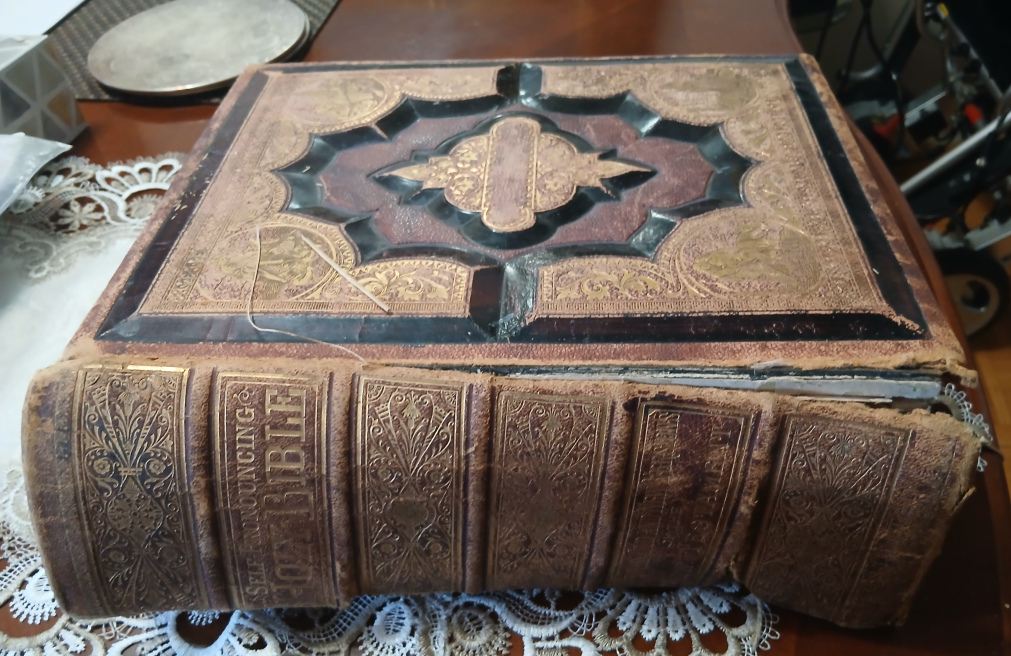 Antique Pictorial Family Bible from the 1800-s - photo 2