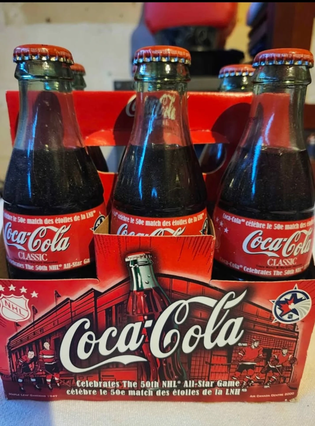 Coca-Cola Classic 50th NHL All-Star Game Mini Bottles