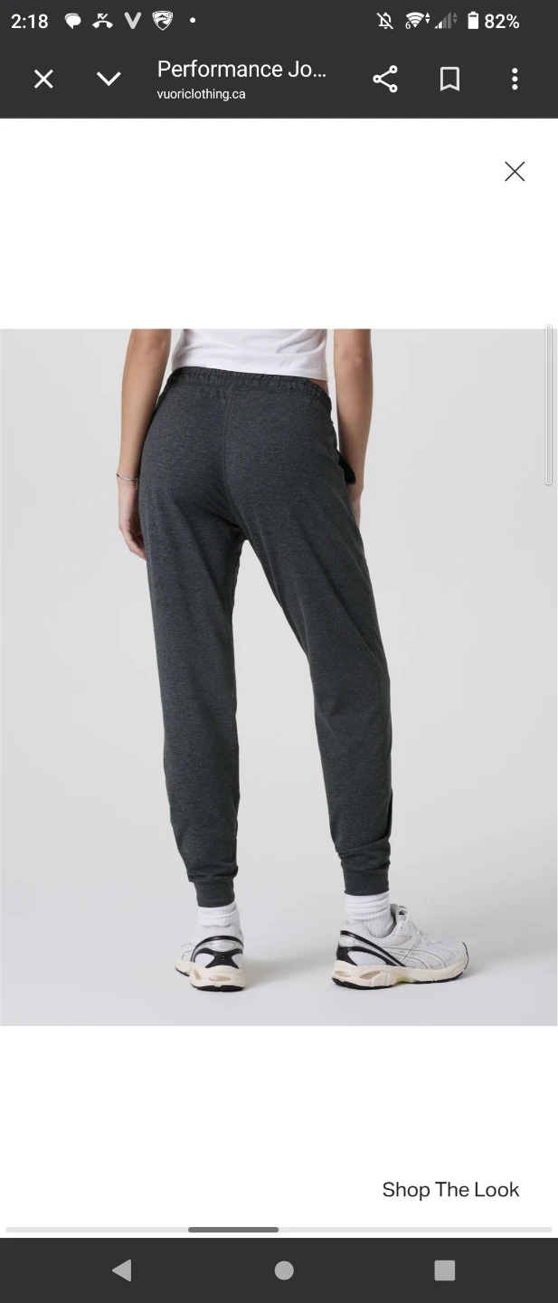 Vuori Performance Joggers Heather Grey - photo 3