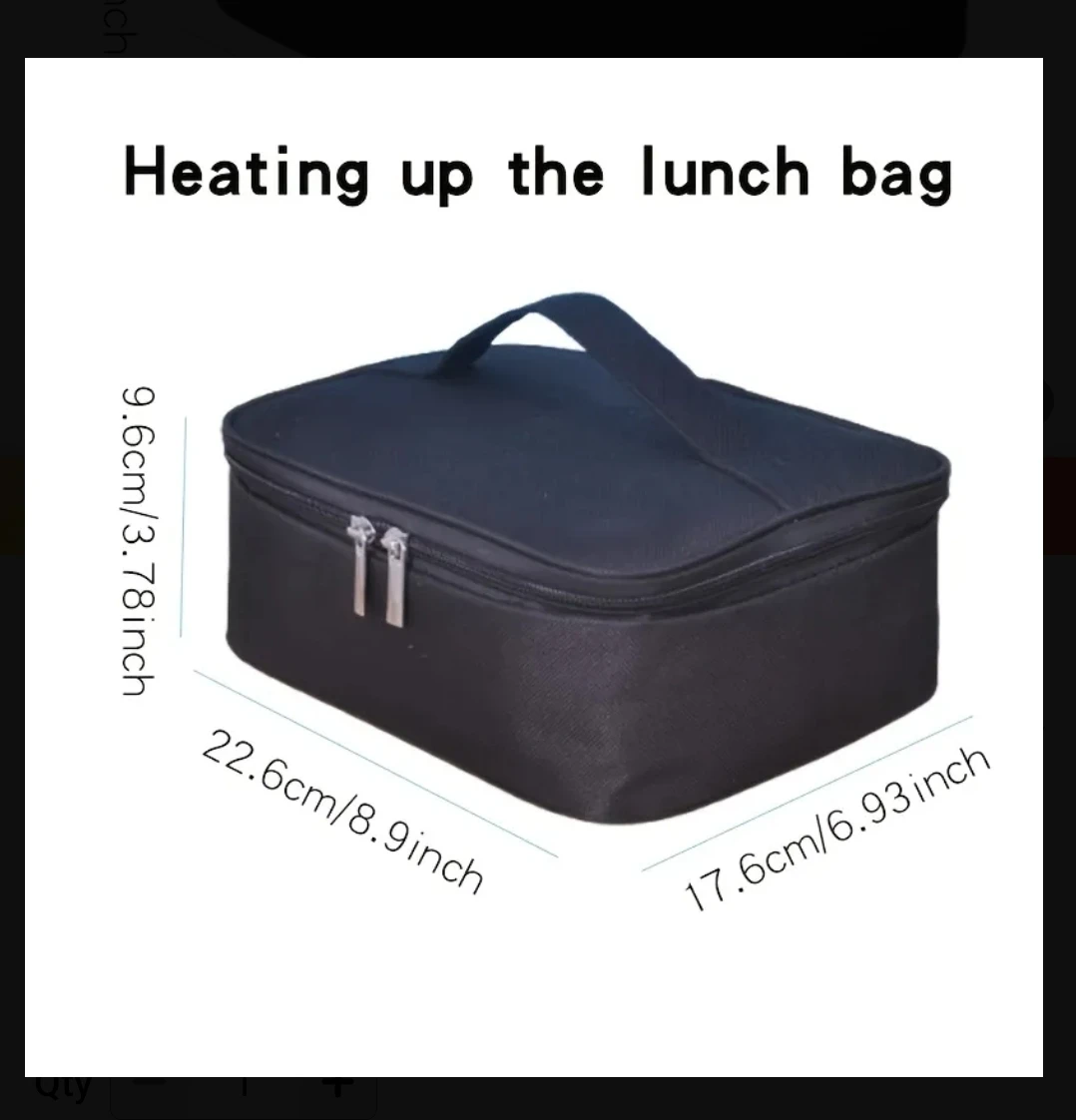 Lunch Box Heater Insulating Bag, Power Bank or USB Charger - photo 3