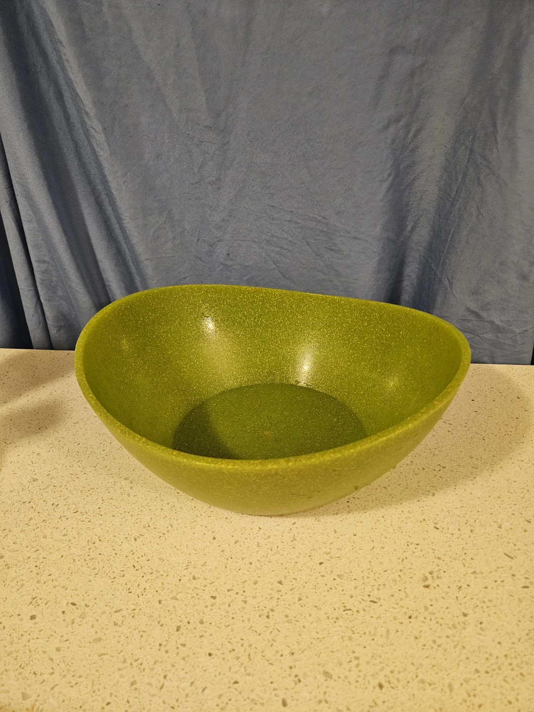 Green Glitter Serving Bowl