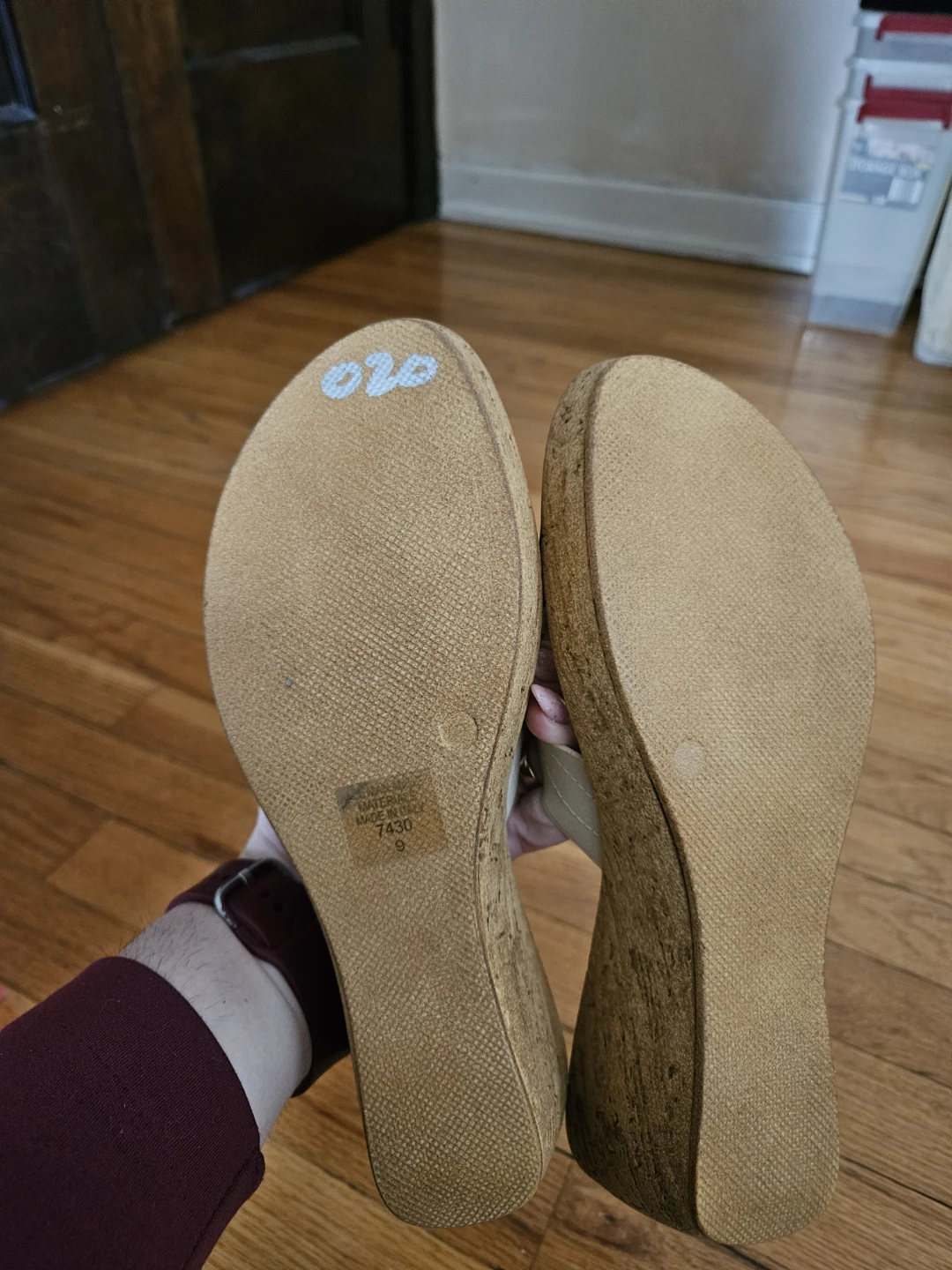 MIA VECCHIA VELLUTINI Wedge Sandals - photo 4