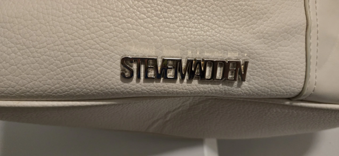 Steve Madden Cream Faux Leather Tote Bag - photo 2