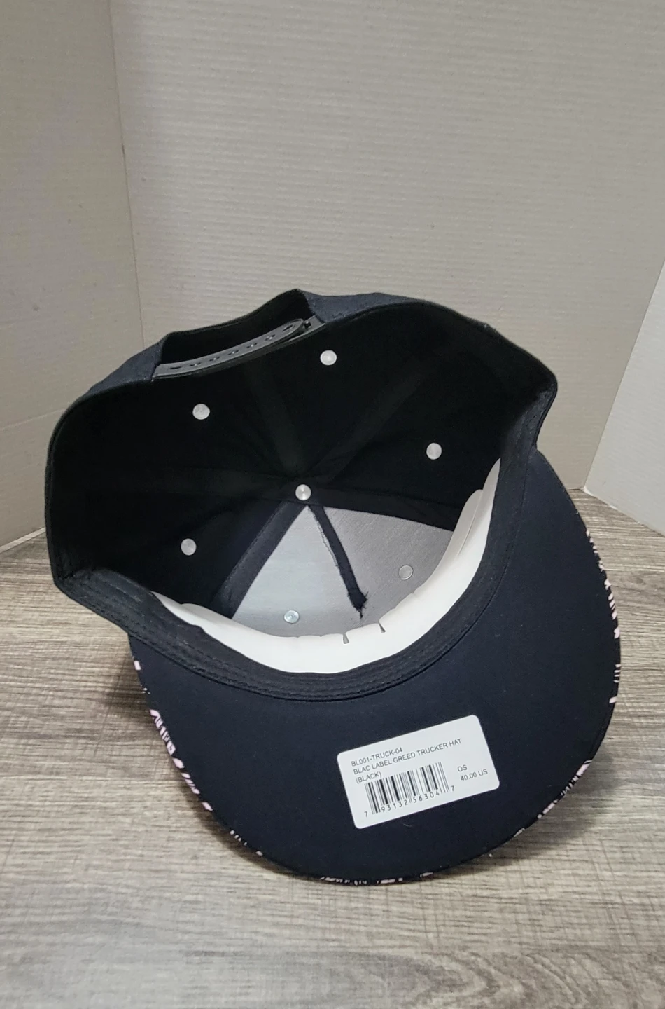 Black Label Greed Trucker Hat Brand new Snap back - photo 3