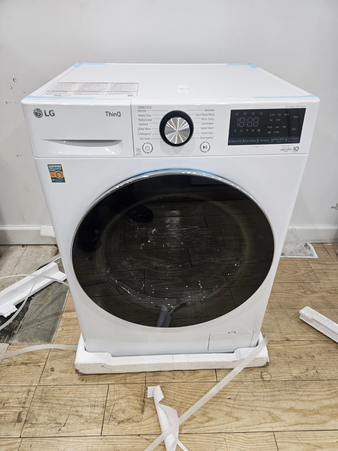 New LG thin q washer dryer all in one machine