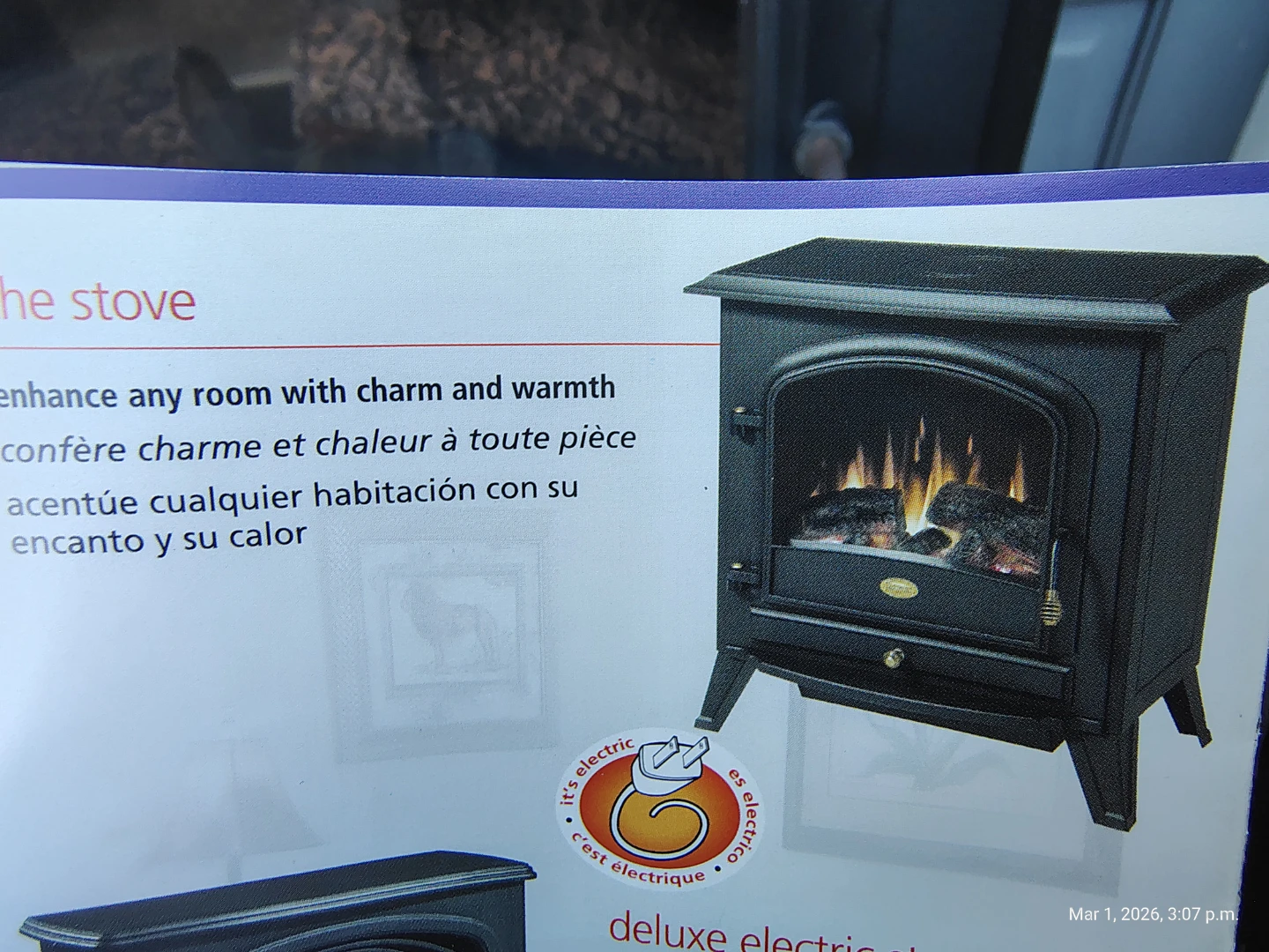 Dimplex Electric Fireplace Heater 1500 Watts - photo 2