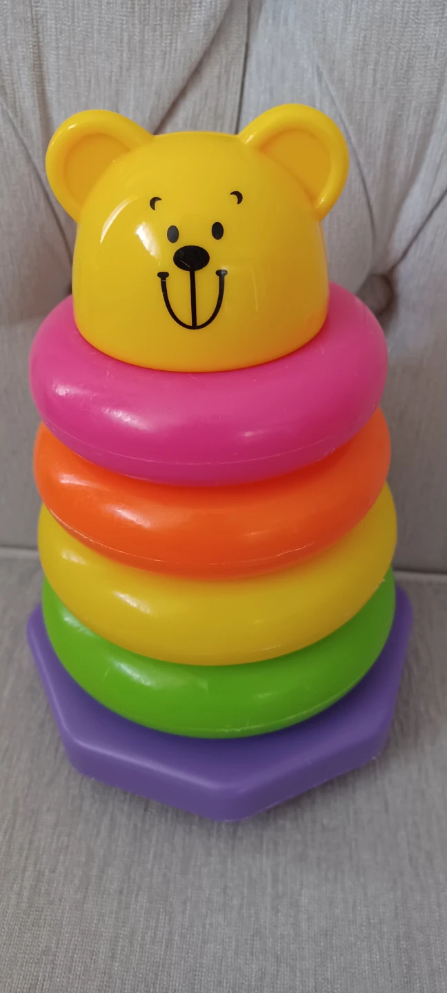 Stacking Ring Toy with Bear Head - photo 2