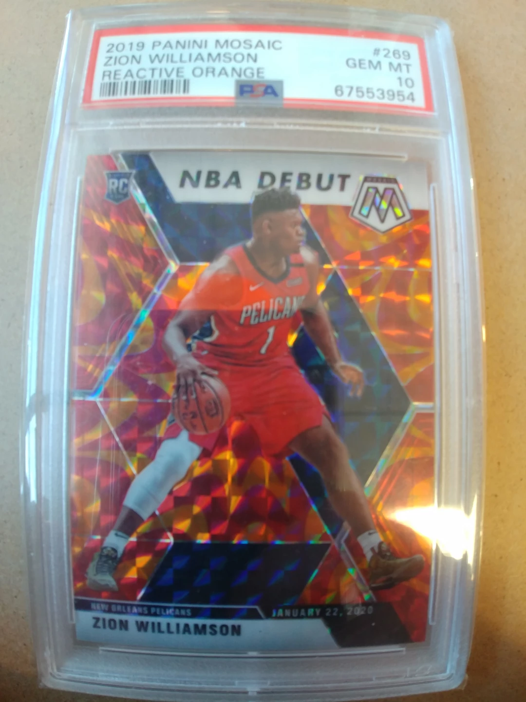 Zion Williamson Rookie PSA 10
