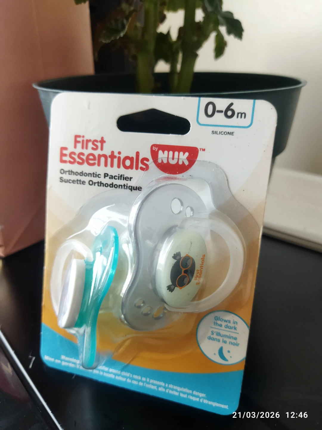NUK First Essentials Orthodontic Pacifier 0-6m