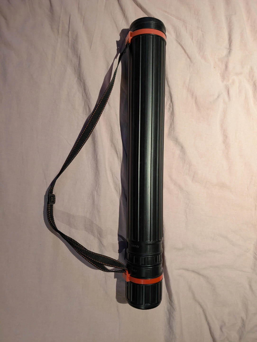 Black Telescopic Art Tube with Strap