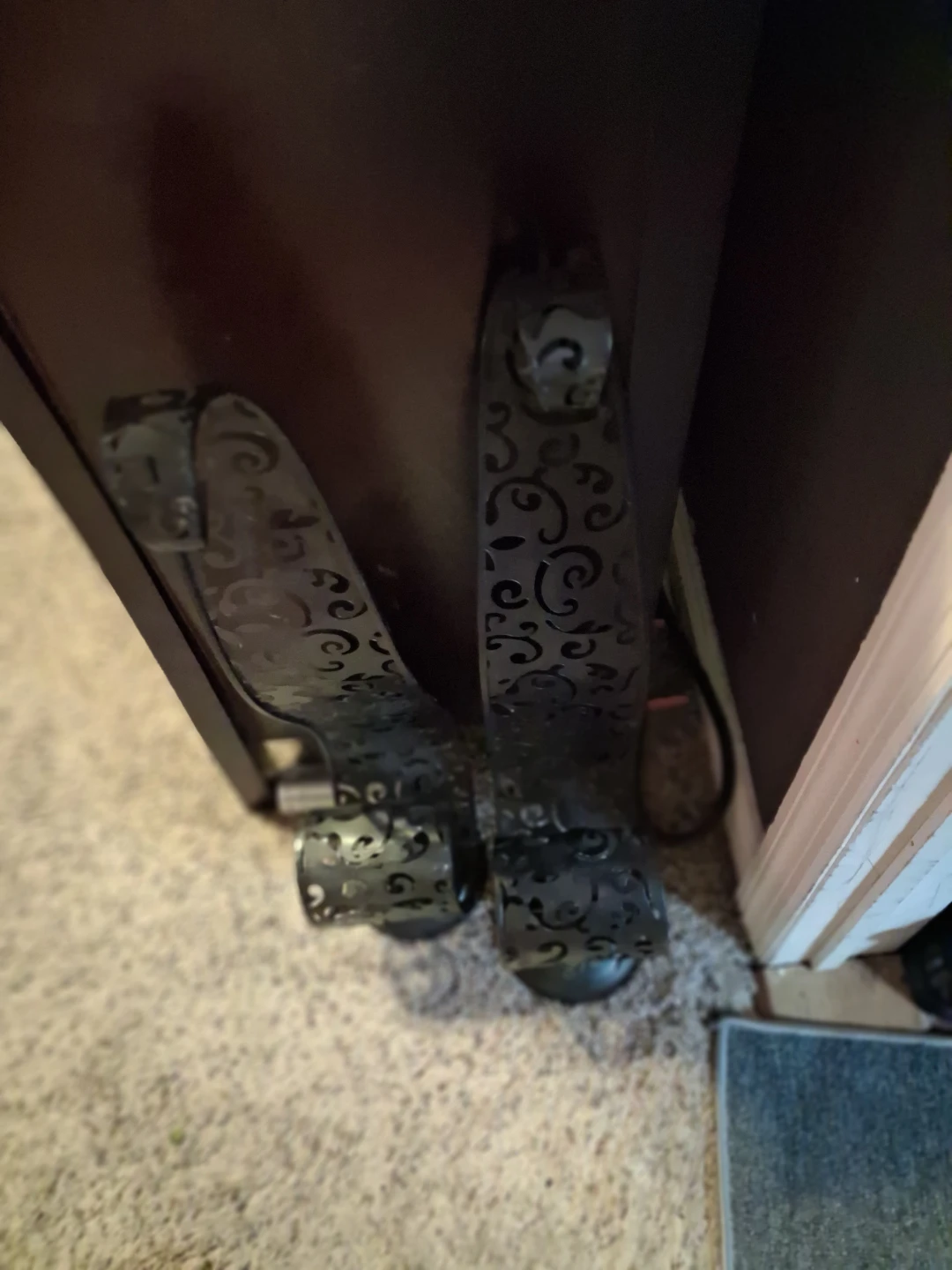Decorative Metal Scrollwork Piano Pedal Covers - photo 2