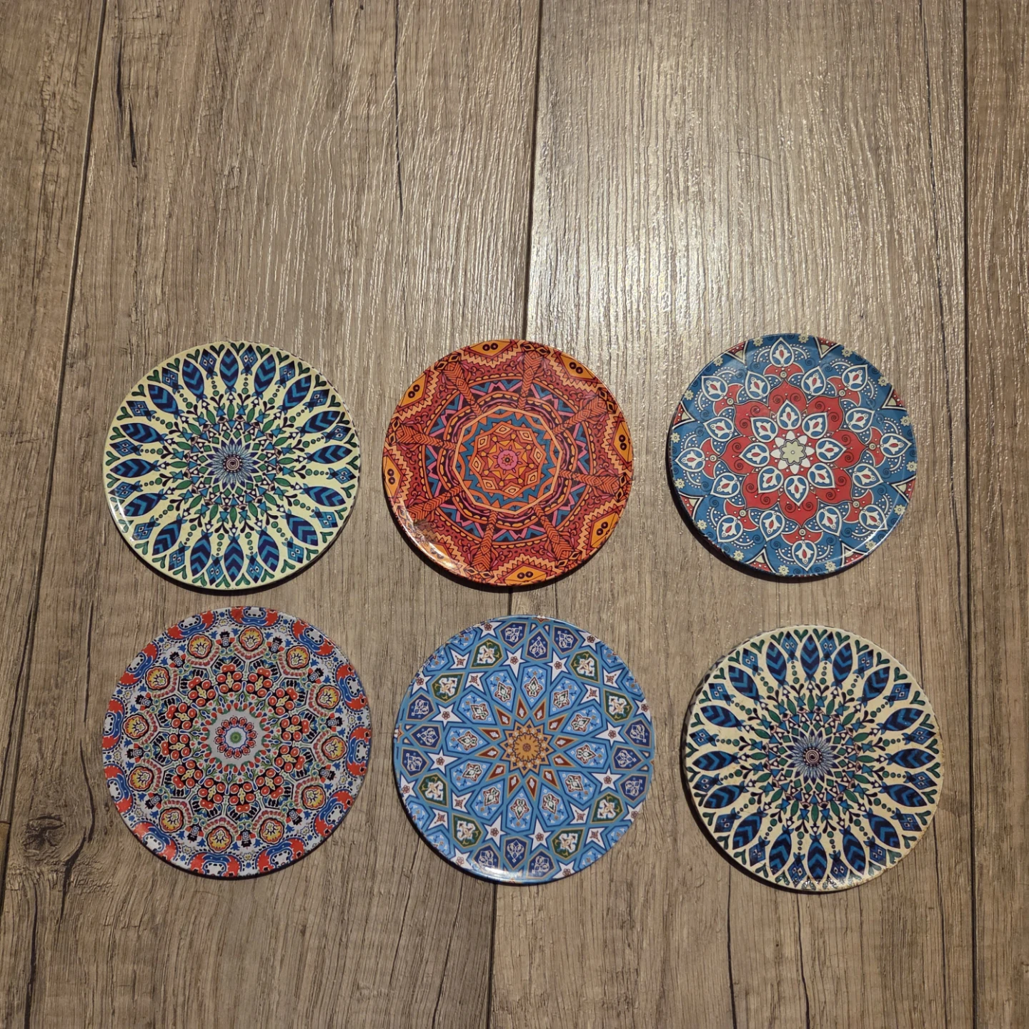 Set of 6 Decorative Mandala Coasters - photo 2