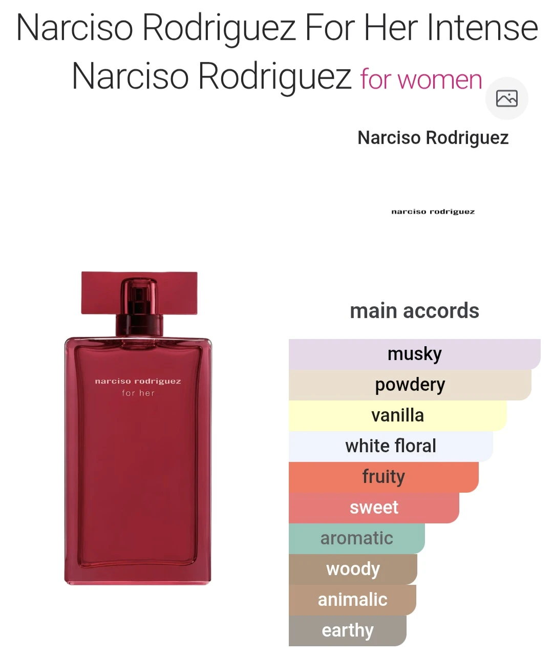 Narciso Rodriguez For Her Intense 50mL - photo 4